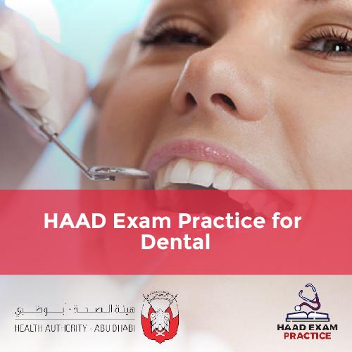 HAAD Exam Practice for Dental