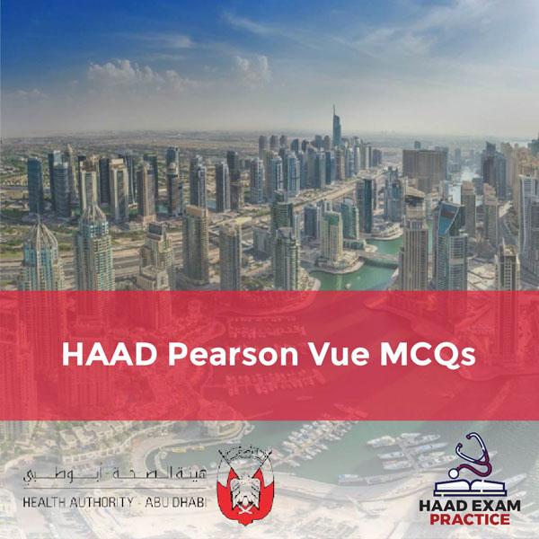 HAAD Pearson Vue MCQs