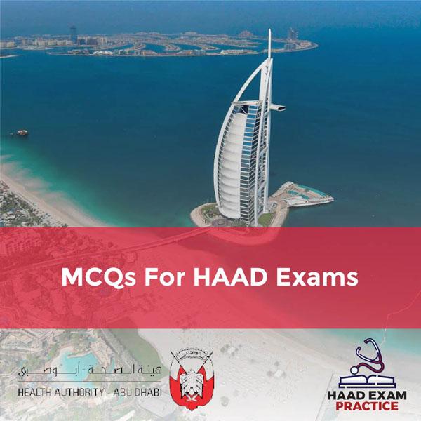 MCQs for HAAD Exams