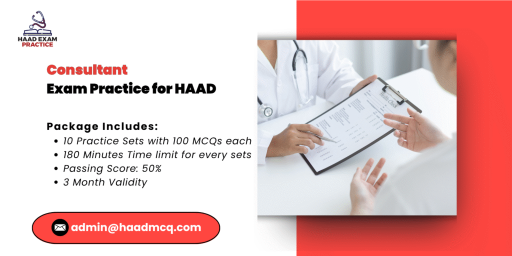 Consultant Exam Practice for HAAD