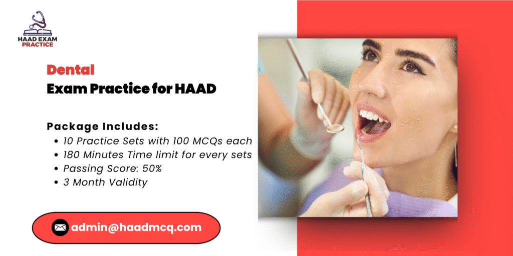 Dental Exam practice for HAAD