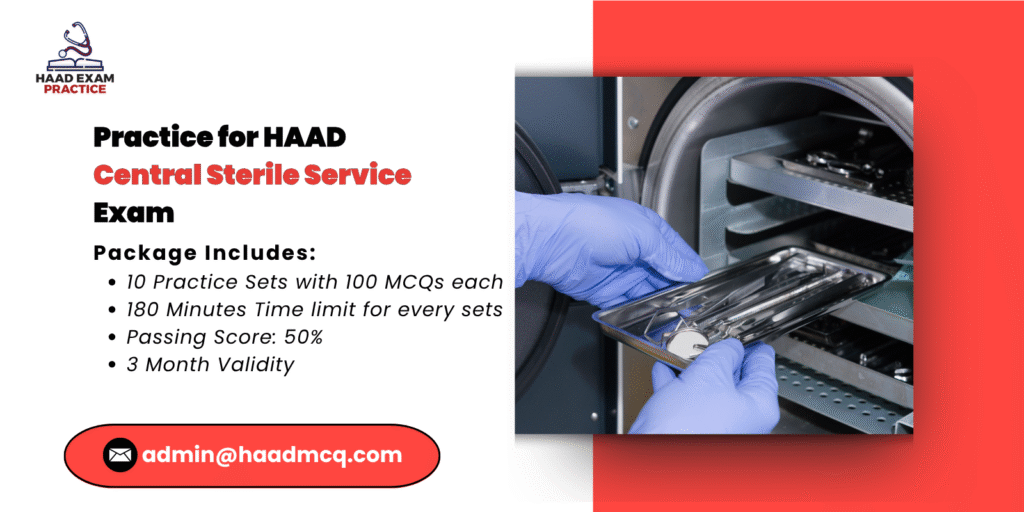 Practice for HAAD Central Sterile Service Exam