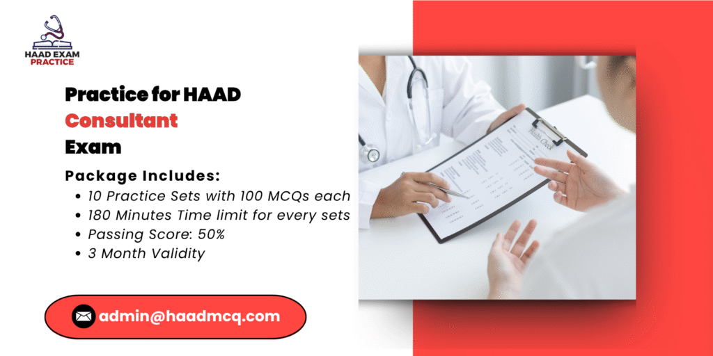 Practice for HAAD Consultant Exam