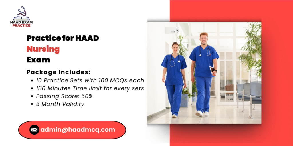 Practice for HAAD Nursing Exam