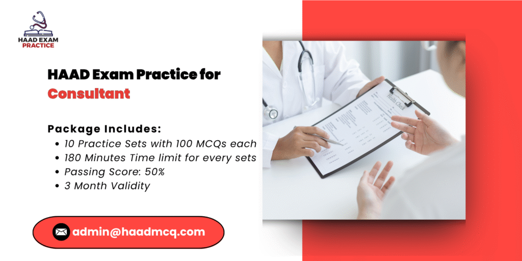 HAAD Exam Practice for Consultant