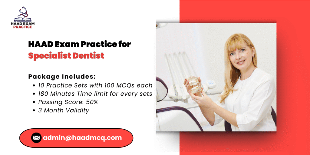 HAAD Exam Practice for Specialist Dentist