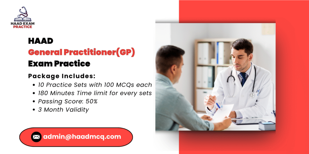 HAAD General Practitioner (GP) Exam Practice
