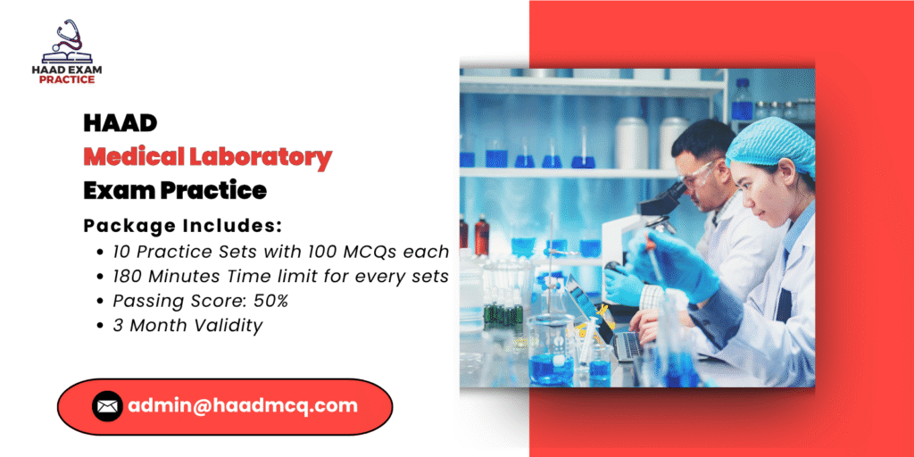 HAAD Medical Laboratory Exam Practice