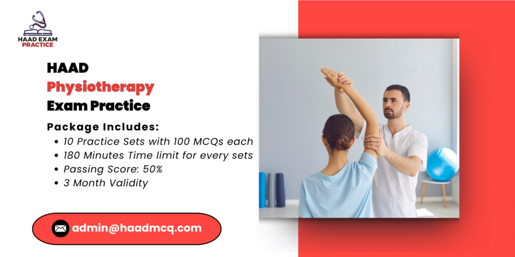 HAAD Physiotherapy Exam Practice