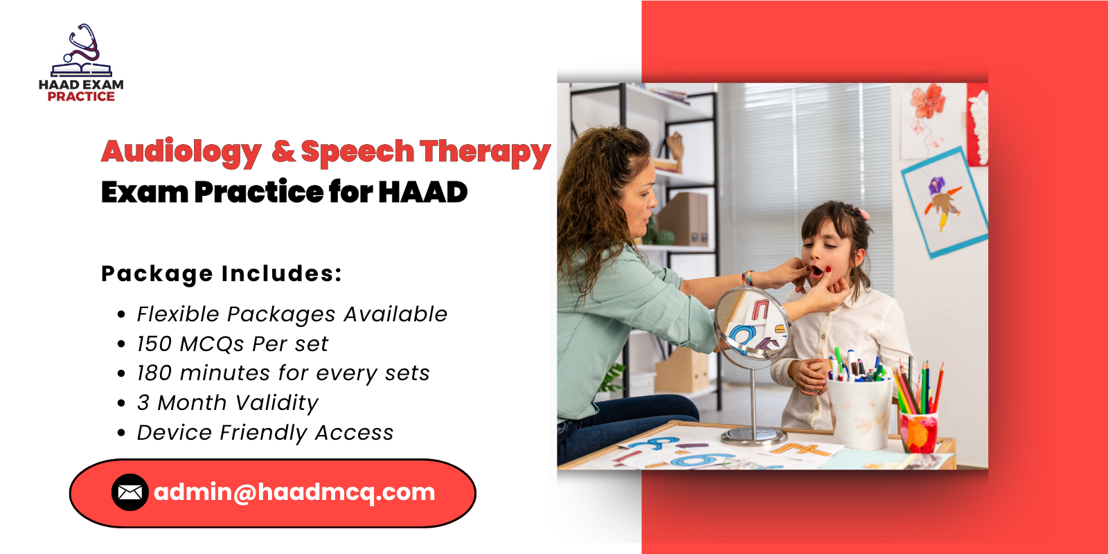 Audiology Speech Therapy Exam Practice for HAAD