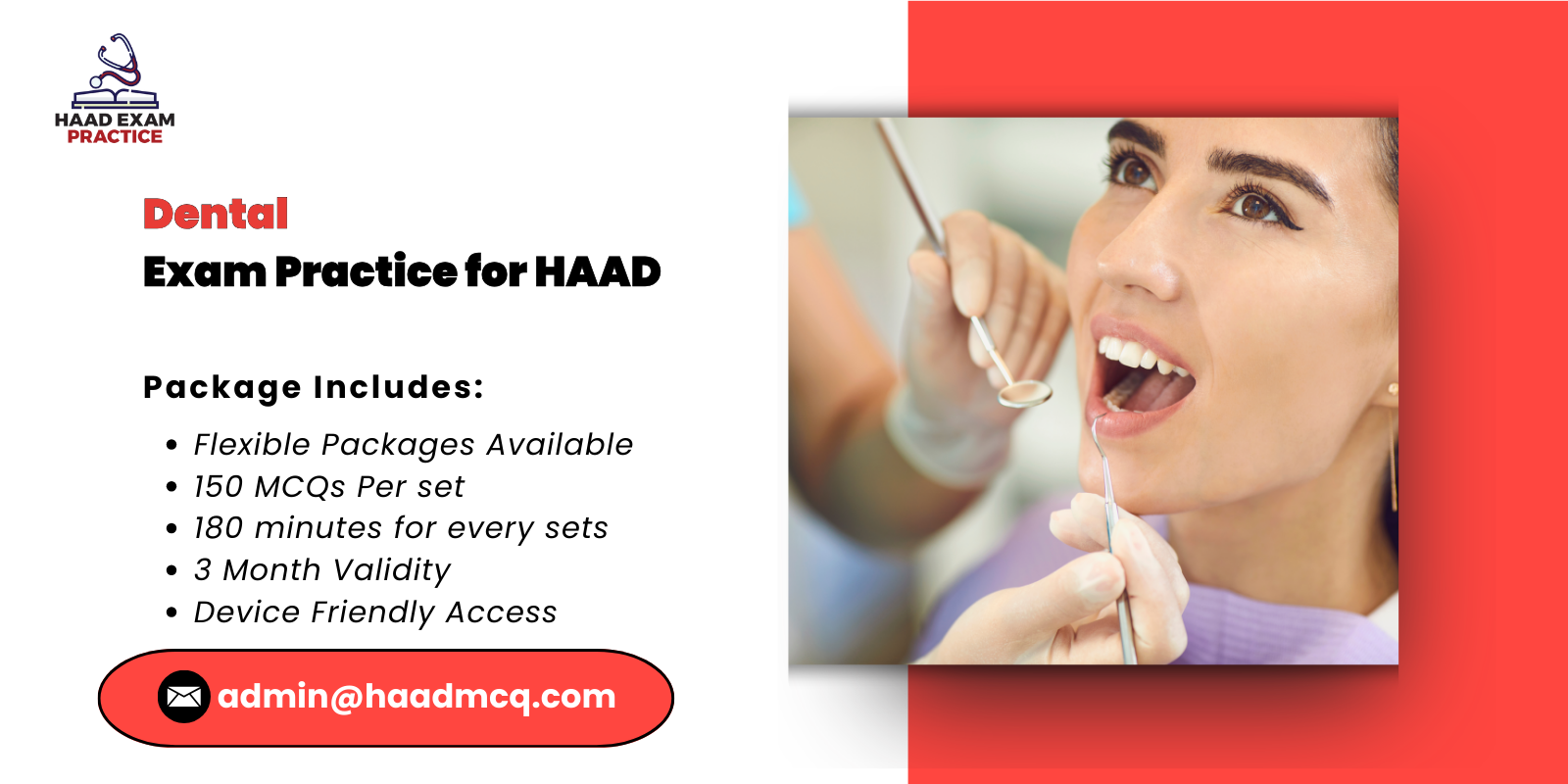 Dental Exam Practice for HAAD