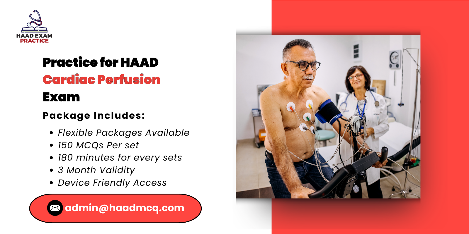 Practice for HAAD Cardiac Perfusion Exam