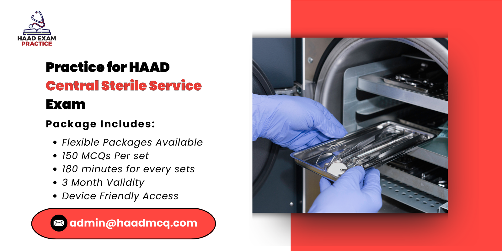  Practice for HAAD Central Sterile Service Exam