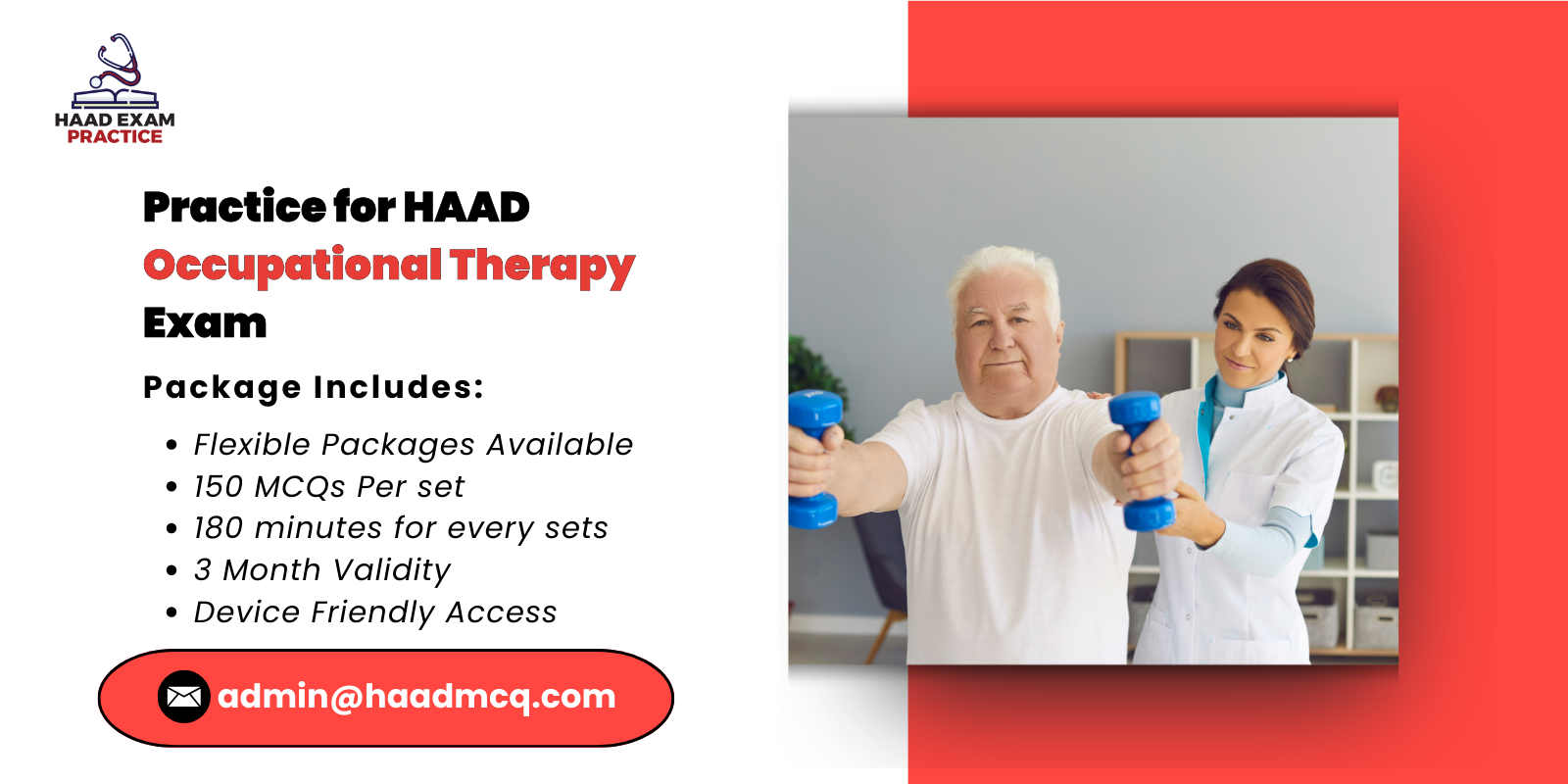 Practice for HAAD Occupational Therapy Exam