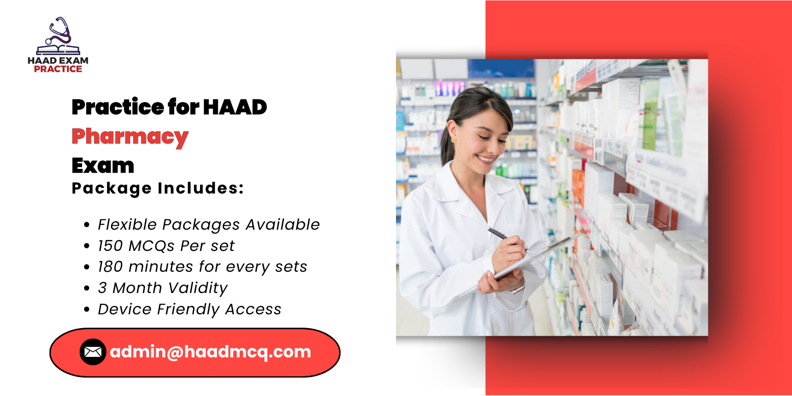 Practice for HAAD Pharmacy Exam