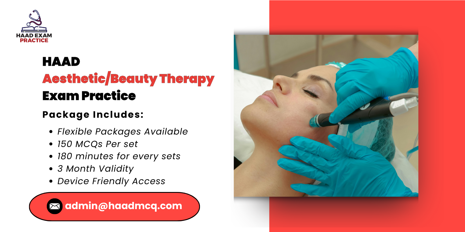 HAAD Aesthetic/Beauty Therapy MCQs