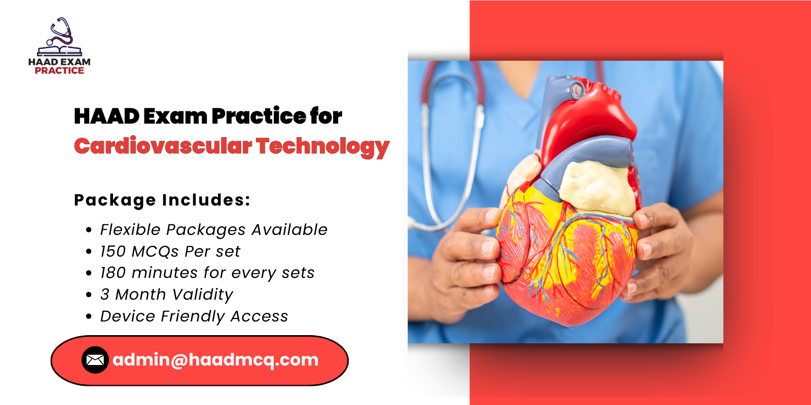 HAAD Exam Practice for Cardiovascular Technology