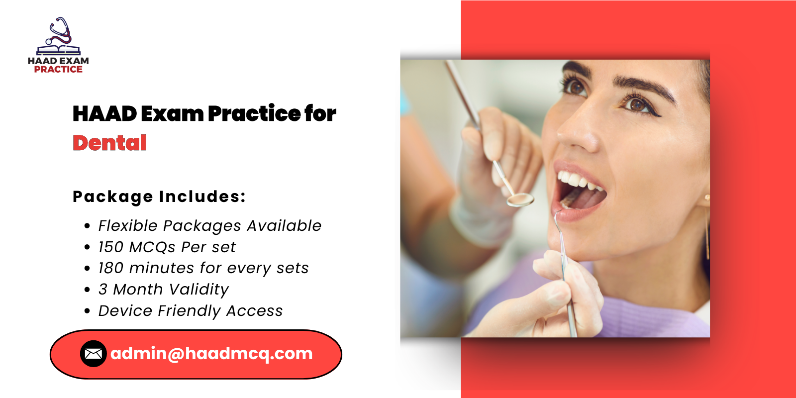HAAD Exam Practice for Dental