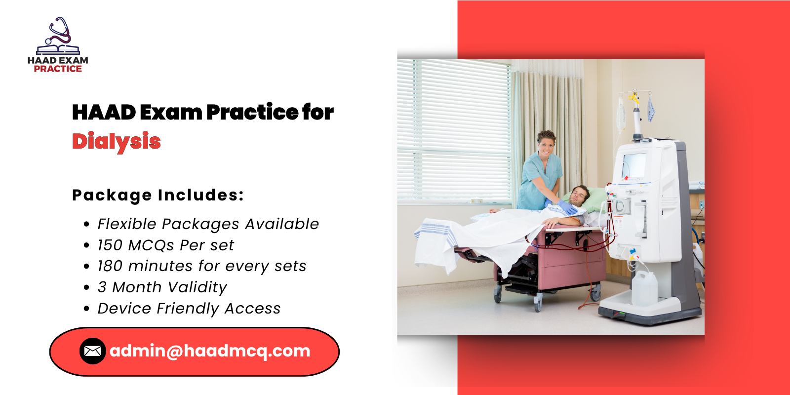 HAAD Exam Practice for Dialysis