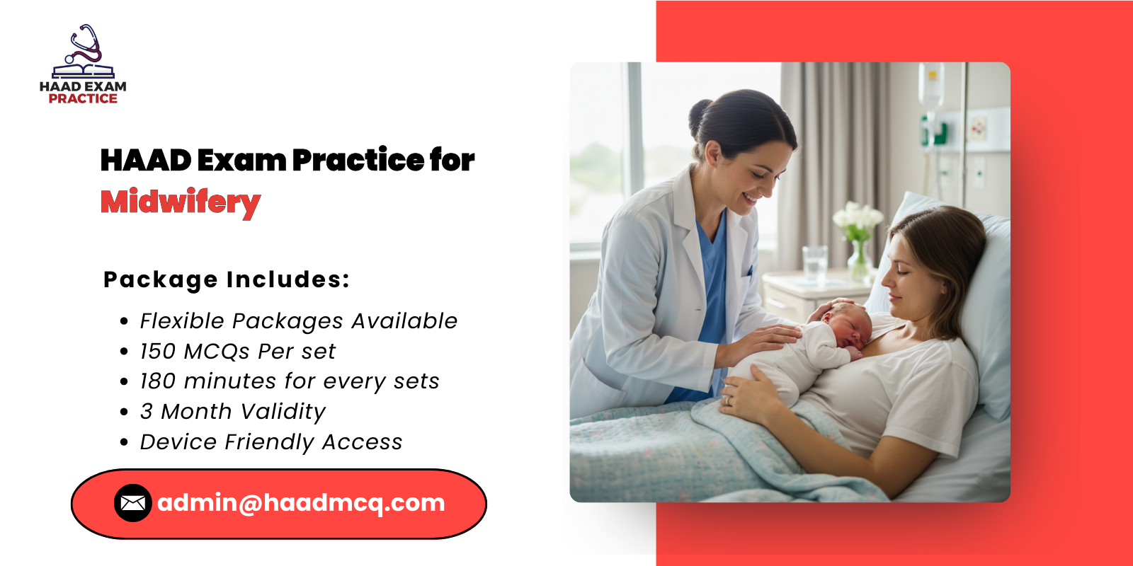 HAAD Exam Practice for Midwifery