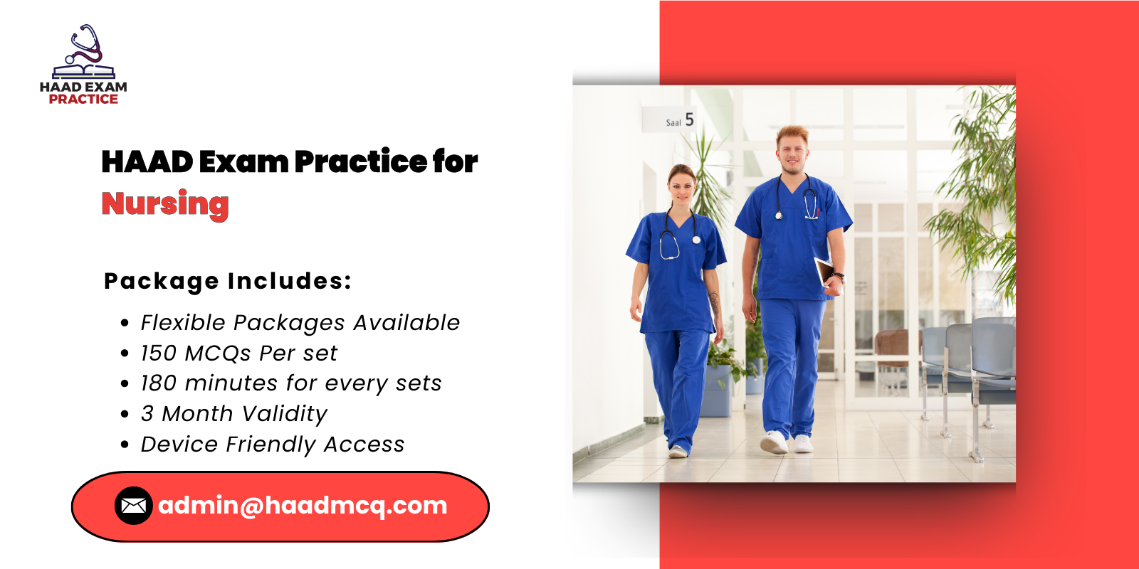 HAAD Exam Practice for Nursing