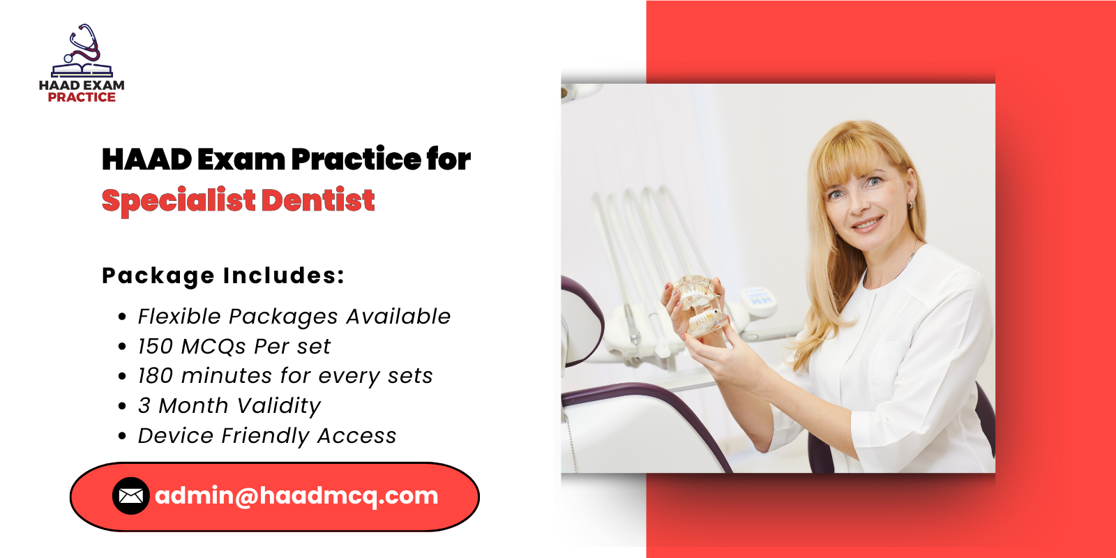 HAAD Exam Practice for Specialist Dentist