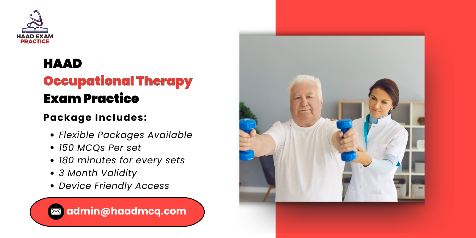 HAAD Occupational Therapy Exam Practice