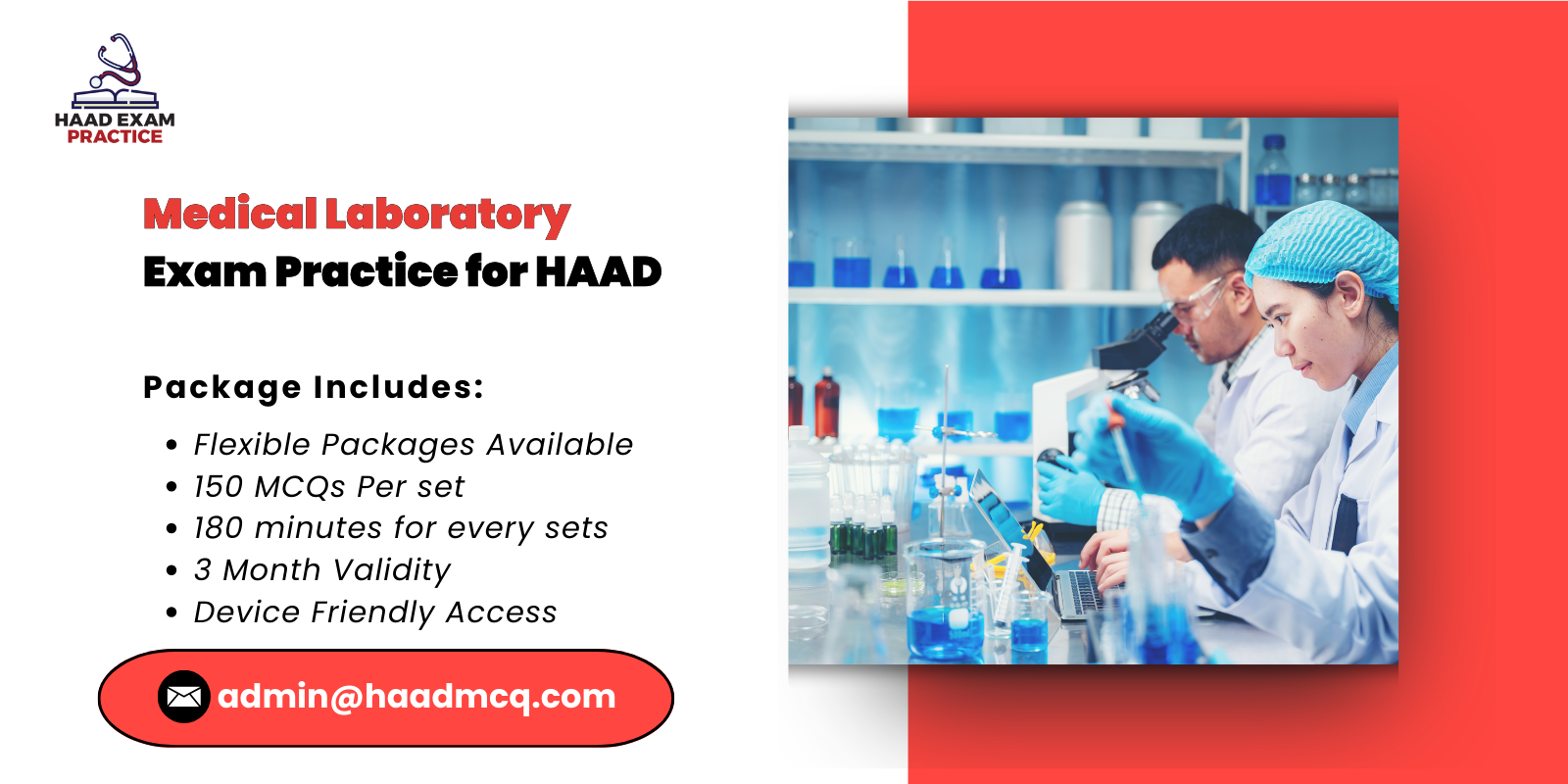 Medical Laboratory Exam Practice for HAAD