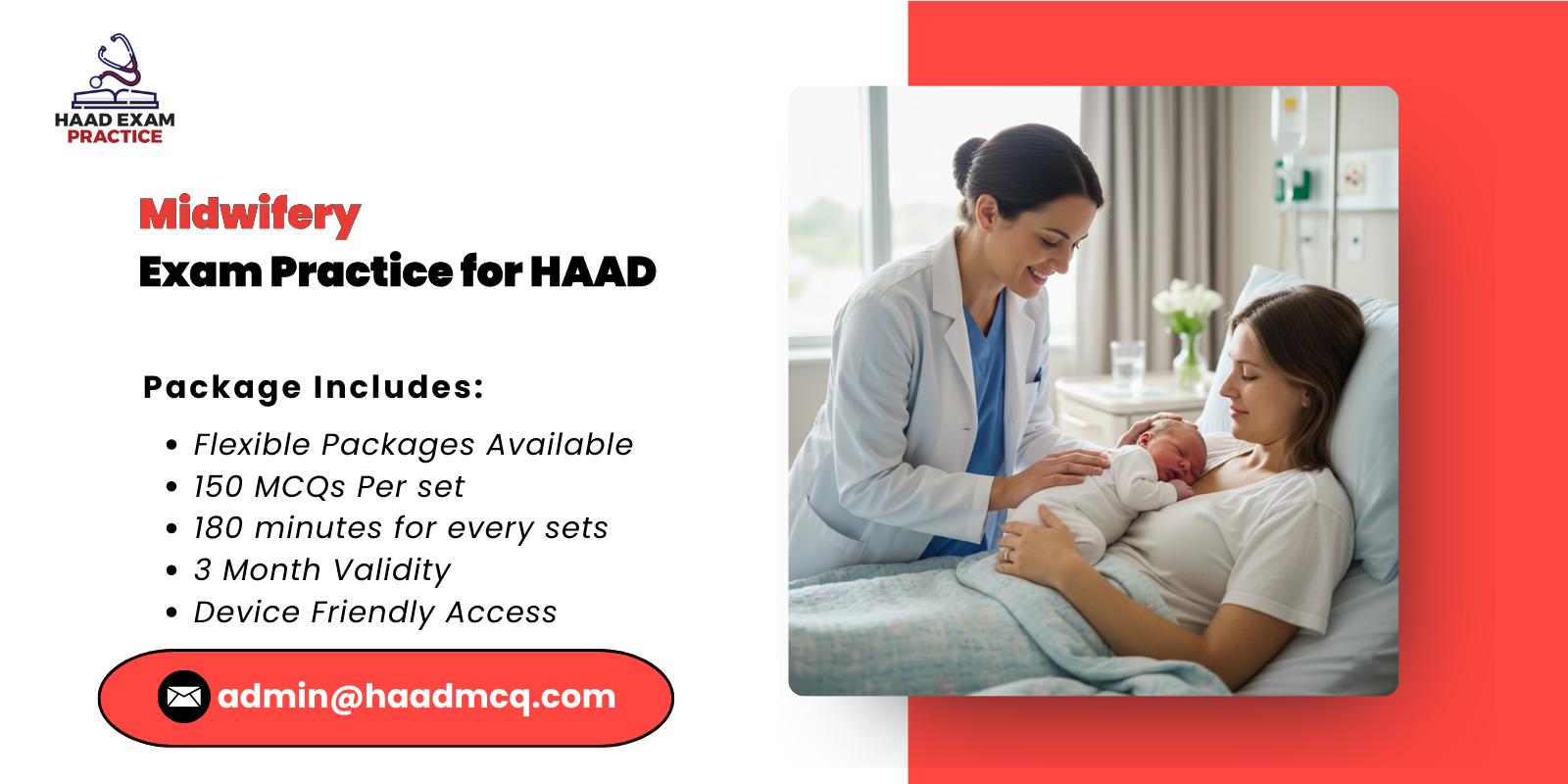 Midwifery Exam Practice for HAAD
