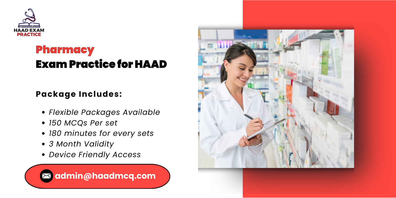 Pharmacy Exam Practice for HAAD