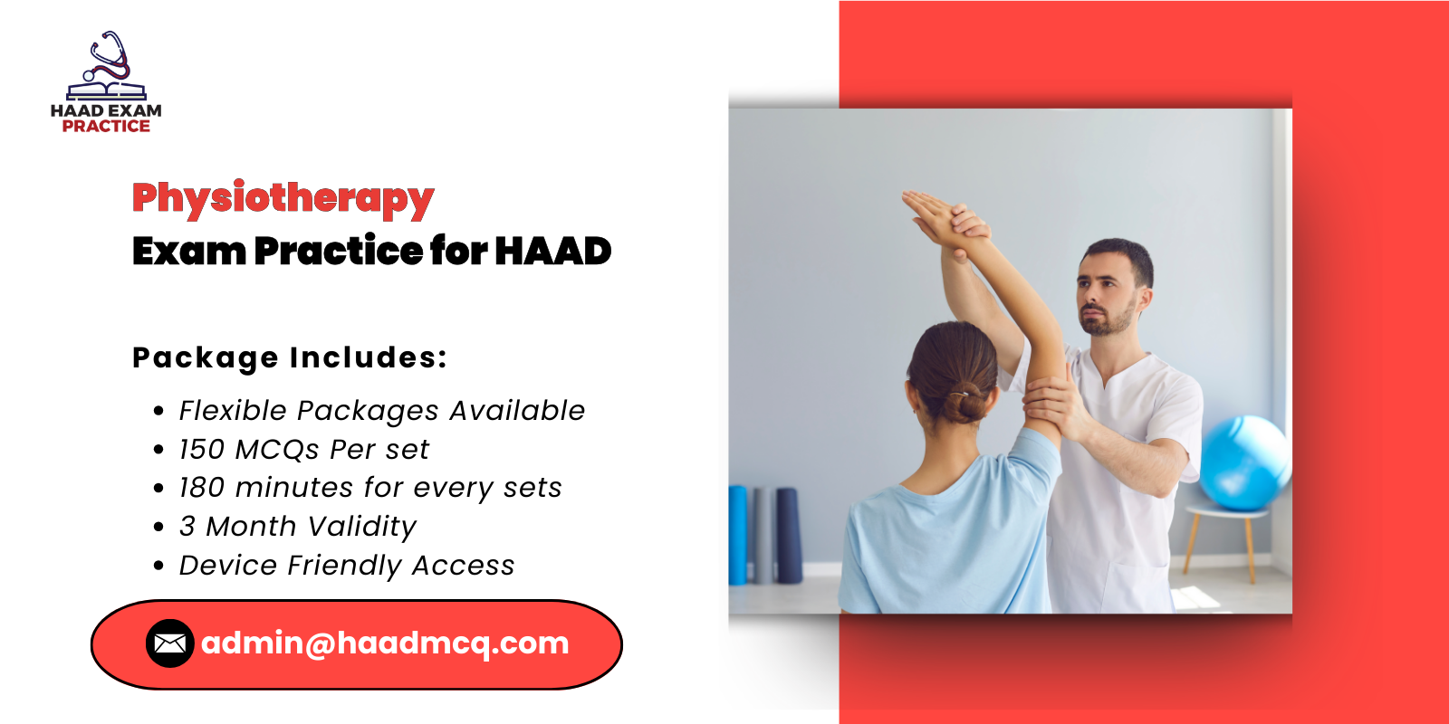 Physiotherapy Exam Practice for HAAD