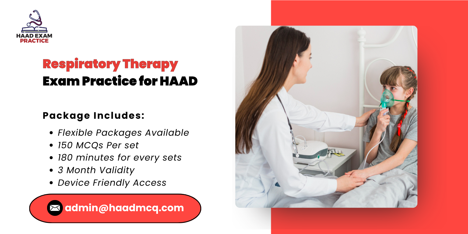 Respiratory Therapy Exam Practice for HAAD