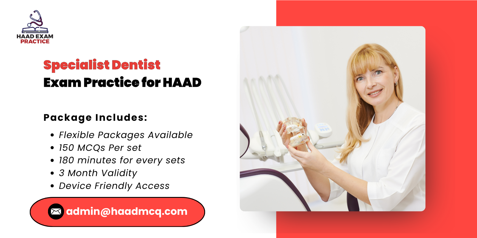 Specialist Dentist Exam Practice for HAAD